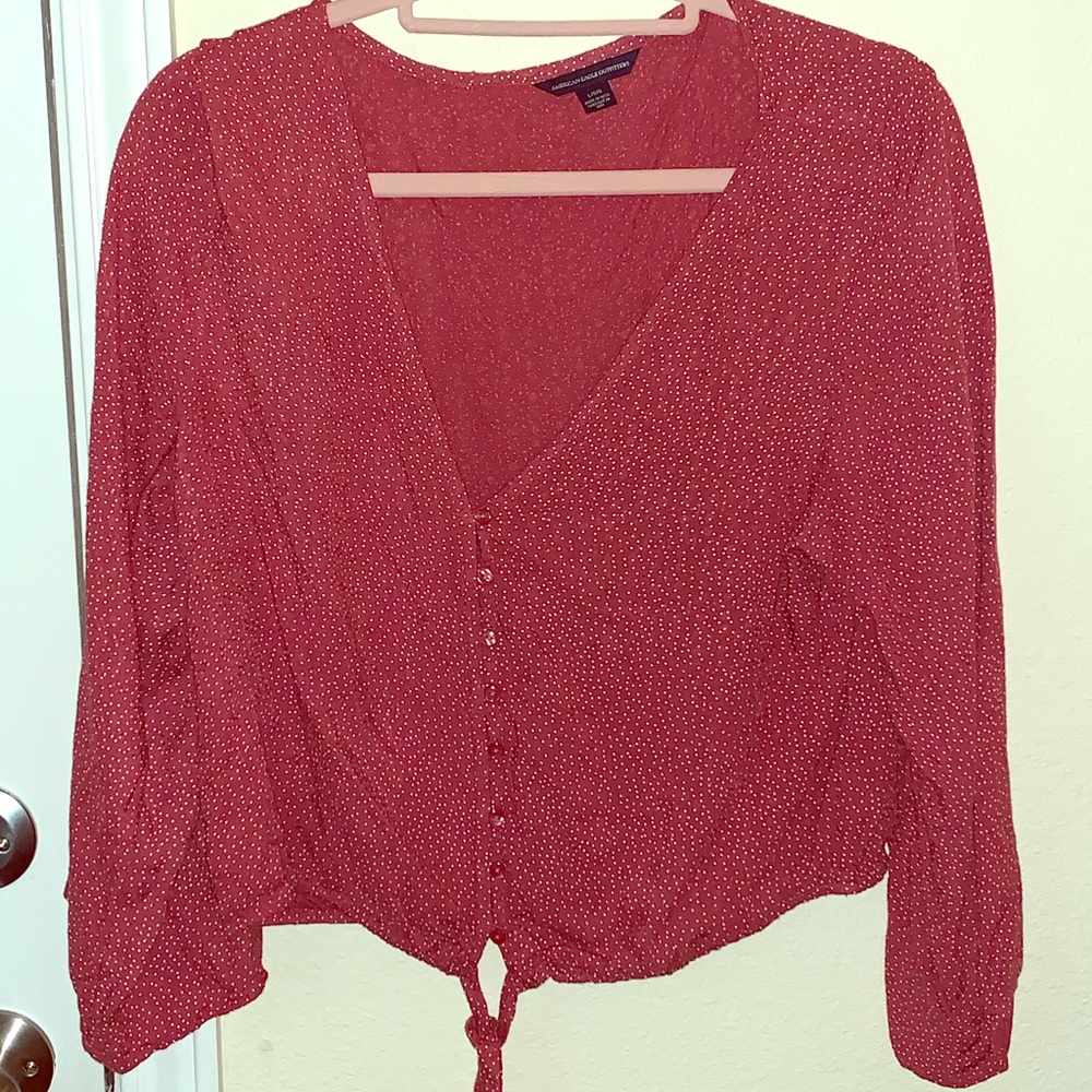 🌹RED POLKADOT BLOUSE 🌹